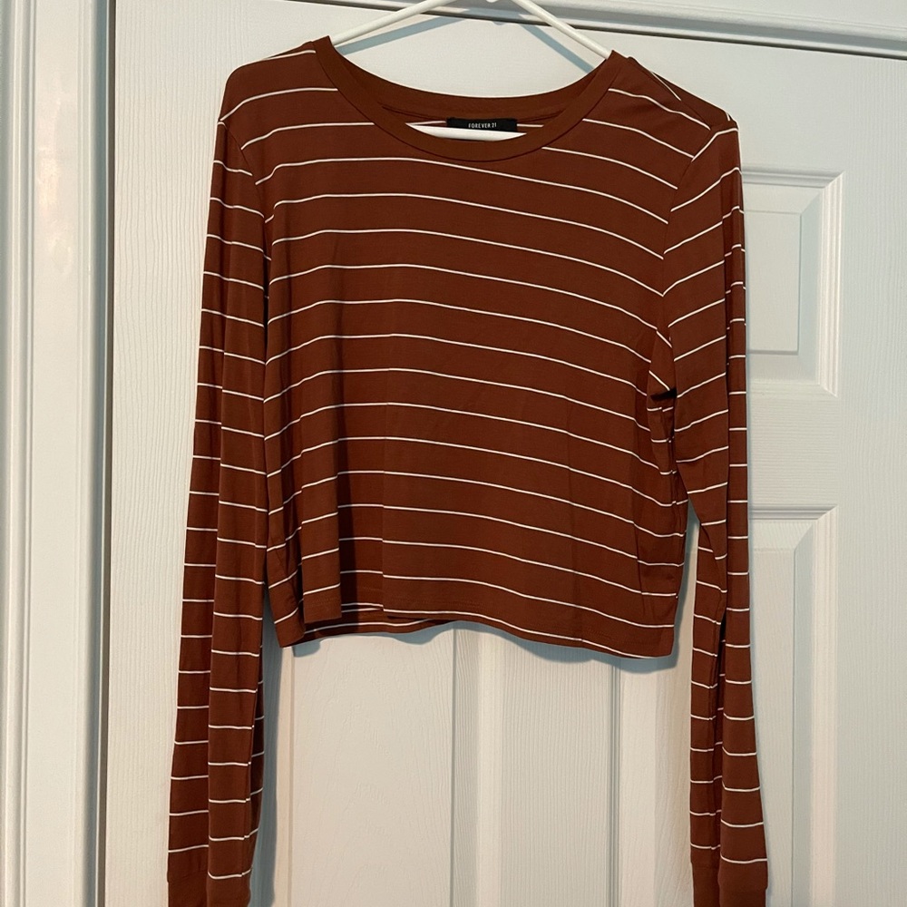 F21 Striped Long Sleeve